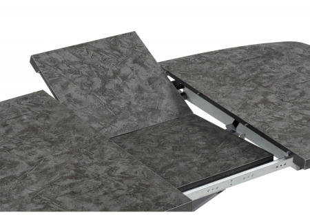 Стол деревянный Кортез 32 116(160)x77 раздвижной малави, серый