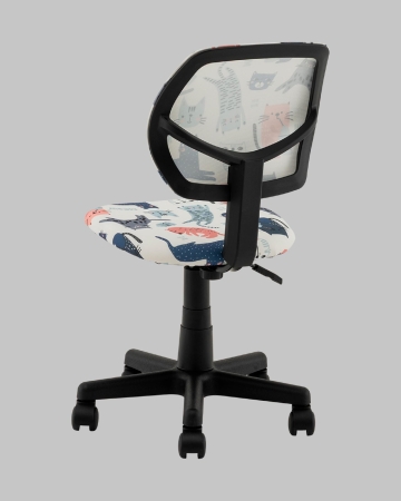 Кресло ЛОЛО Cats пластик черный