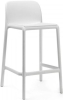 Стул пластиковый полубарный Nardi Faro Mini белый