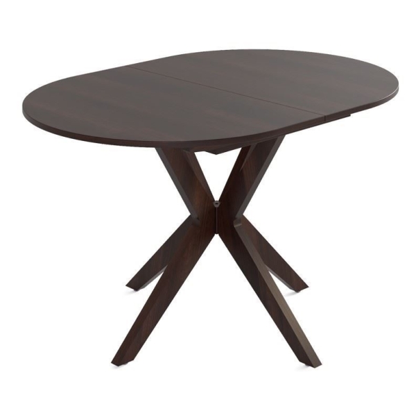 Стол "Астерия" темный орех, шпон дуб