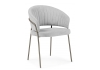 Стул на металлокаркасе Лео серый brendy monsoon 22, капучино