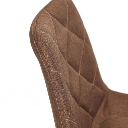 Кресло STYLE, ткань, коричневый