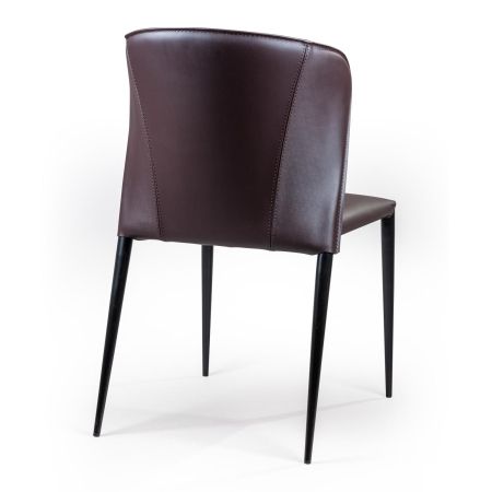 Стул Albert (Альберт) кожа коричневый