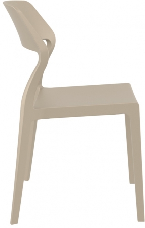 Стул пластиковый Siesta Contract Snow бежевый