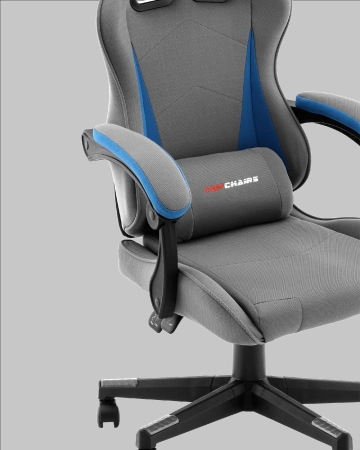 Кресло спортивное Phantom TopChairs серо-голубой