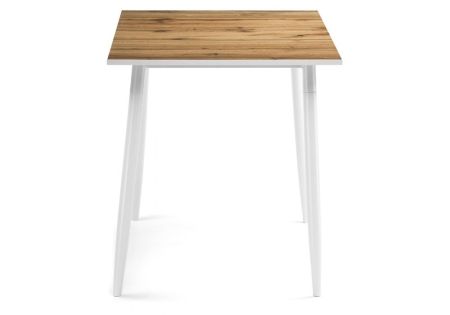 Стол деревянный Энлэй дуб вота, белый