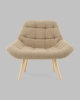 Кресло Олби Квадро бежевый