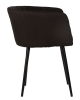 Стул обеденный ALINA черная ткань LAR-106D-28