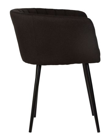 Стул обеденный ALINA черная ткань LAR-106D-28