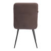 Стул обеденный Medeo коричневый велюр