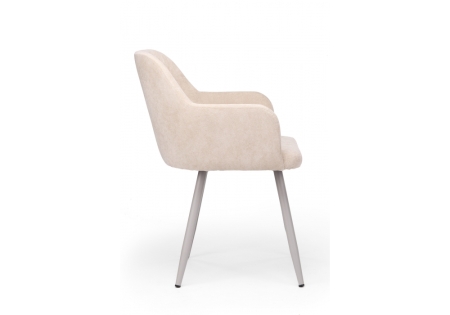 Стул на металлокаркасе Инфини латте (ocean 003), серый