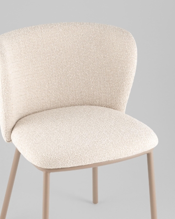 Стул Stag бежевый с бежевыми ножками