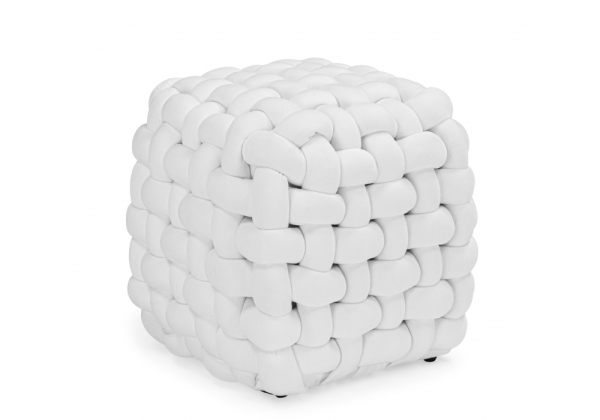 Банкетка Akura-П белый велюр