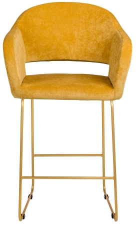 Кресло полубар Oscar Желт/Линк золото