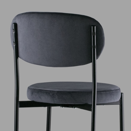 Стул Maso велюр темно-серый