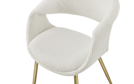 Стул JY1829Q-T белый, золотой