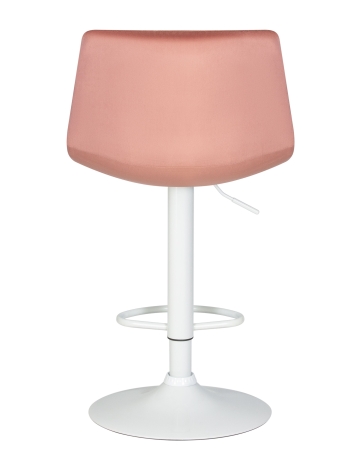 Стул барный TAILOR белый пудрово-розовый велюр MJ9-32 Стул барный TAILOR белый пудрово-розовый велюр MJ9-32