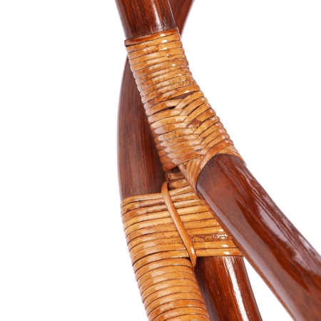 Кресло вращающееся "FLORES" 5005 без подушки, орех