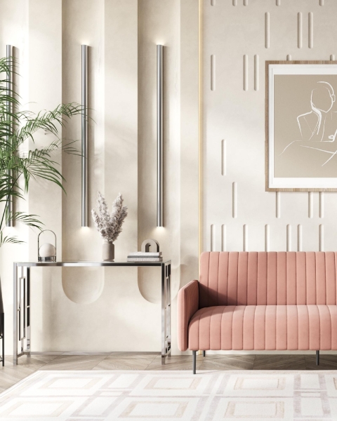 Консоль БРУКЛИН 115*30 серебро Консоль БРУКЛИН 115*30 серебро