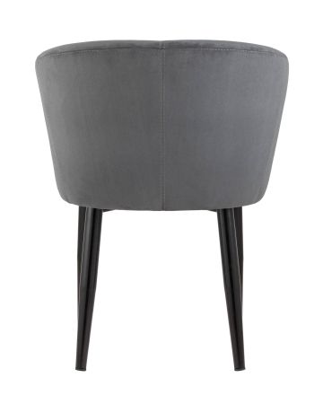 Кресло Ральф велюр темно-серый
