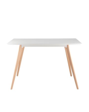 Стол обеденный FRANK 120*80 белый