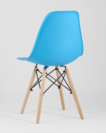 Стул Eames Style DSW бирюзовый (разборный каркас)