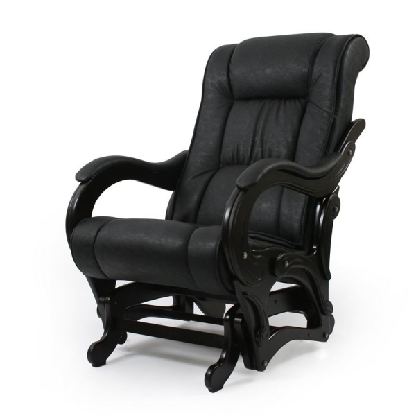 Кресло-маятник Сенатор 78 венге, дунди 109, экокожа