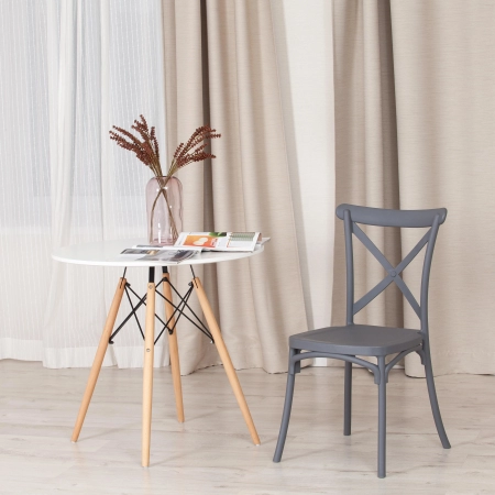 Стул CROSS (mod. PL24) серый