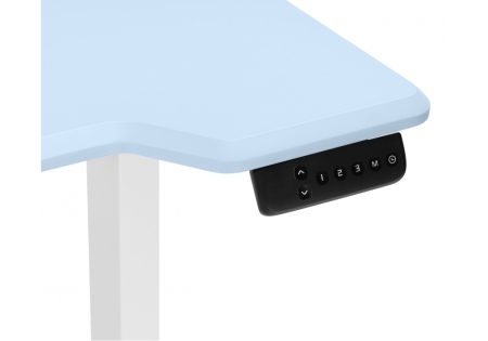 Компьютерный стол Маркос 120х75 голубой, белый