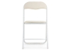 Стул Fold 1 складной бежевый, белый