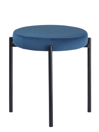 Табурет Maso велюр синий