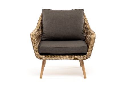 "Прованс" кресло из искусственного ротанга, соломенный