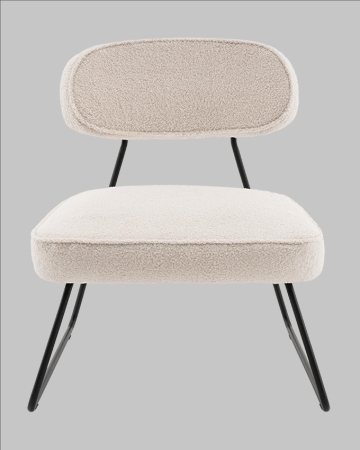 Кресло Kate new ткань букле бежевый