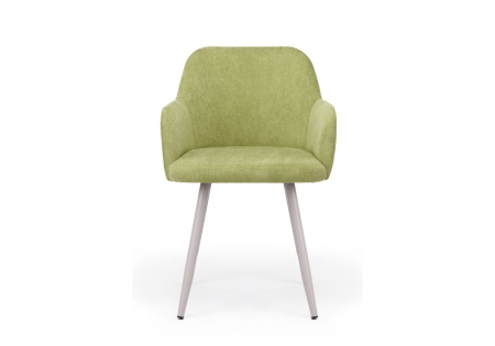 Стул на металлокаркасе Инфини зеленый (ocean 013), серый