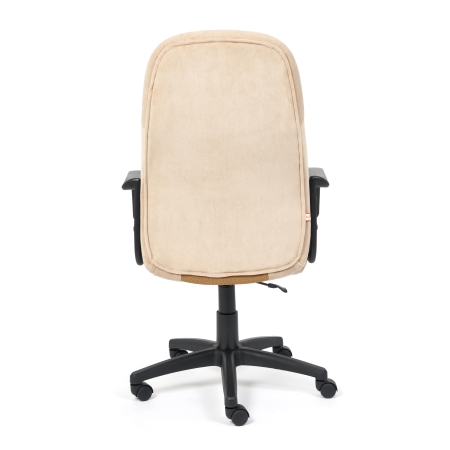 Кресло PARMA флок и ткань, бежевый и бронза