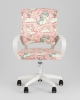 Кресло офисное TopChairs Simple SN Junior принт Unicorns пластик белый