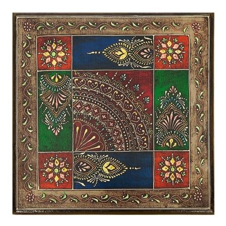 Столик Secret De Maison HAVELY (BJ-001) дерево манго, 30x30x17 см, этническая роспись