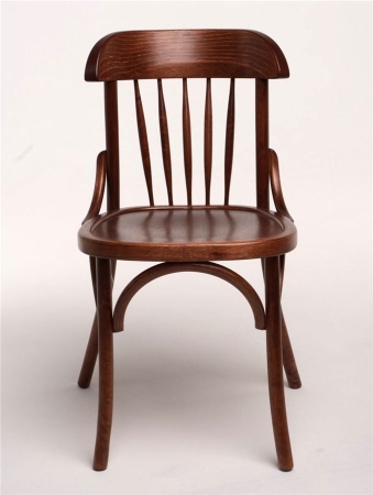 Стул венский Линц средний тон с твердым сиденьем