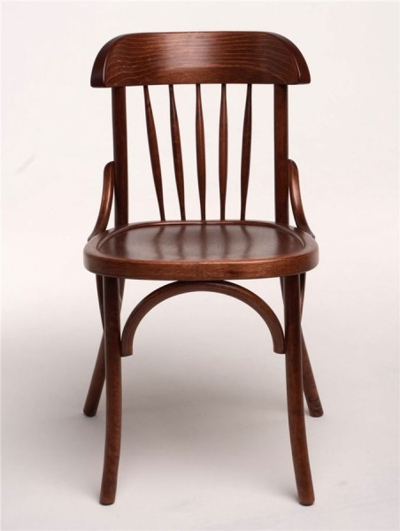 Стул венский Линц средний тон с твердым сиденьем