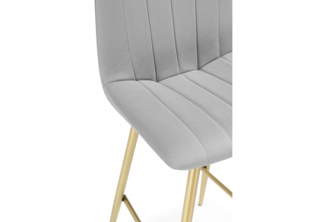 Барный стул Дани Мини светло-серый (zd 960), золотой np