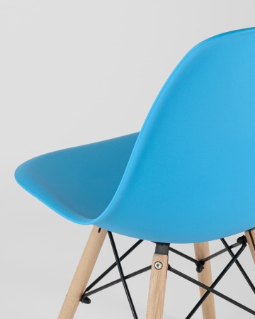 Стул Eames Style DSW бирюзовый (разборный каркас)
