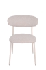 Стул обеденный Ayla серый с белыми ножками 2 шт.