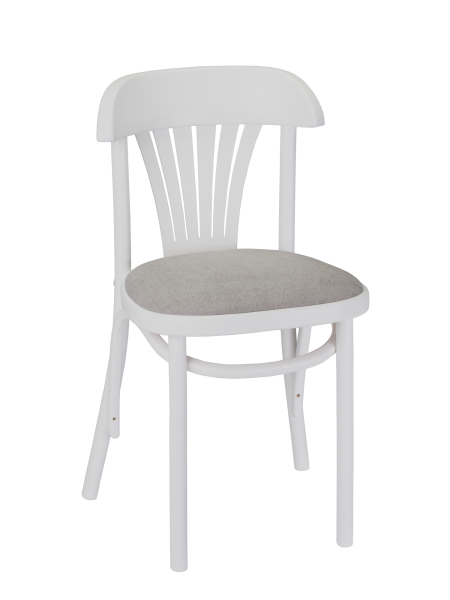 Стул Астра белый, букле серый MOSS 960
