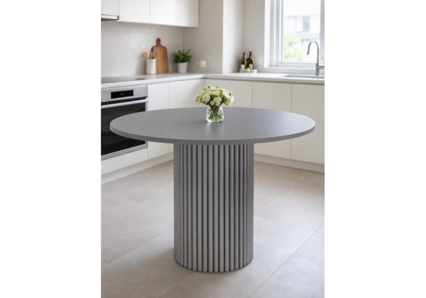 Стол деревянный Барел 89 серый, серый