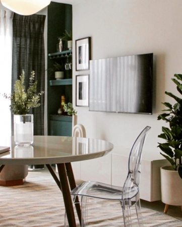 Стул прозрачный Elizabeth белый