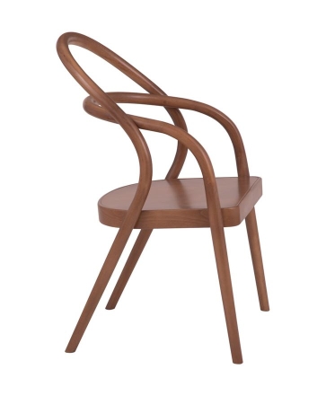 Полукресло венское Orion светлый орех, жесткое сиденье