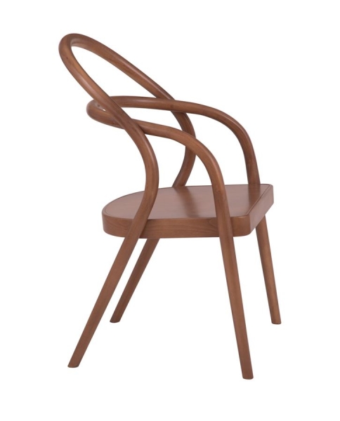 Полукресло венское Orion светлый орех, жесткое сиденье