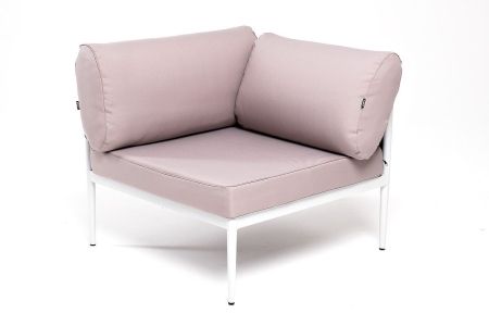 Модуль диванный "Касабланка" угловой, каркас из алюминия