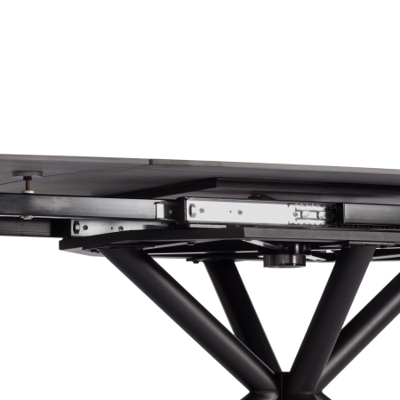 Стол обеденный Winston серый, металл и керамика, прямоугольная столешница