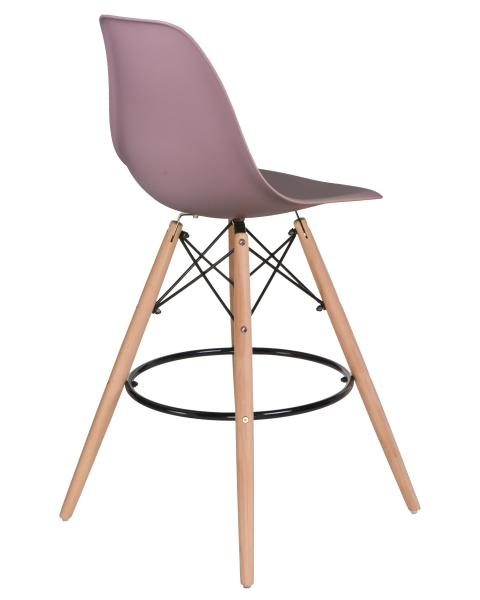 Стул барный DSW BAR ножки светлый бук сиреневый P-04
